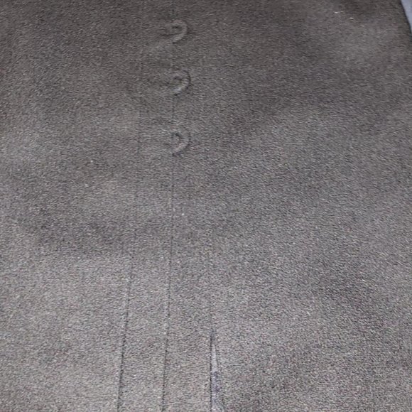 LAST CHANCE Simon Chang black midi skirt 100% wool small - Picture 4 of 9